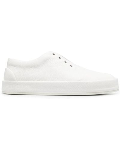 Marsèll Slip-on Leather Derby Shoes - White