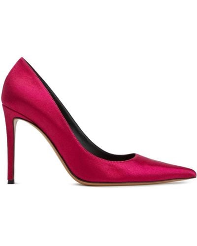 Alexandre Vauthier 105mm Satin Court Shoes - Pink
