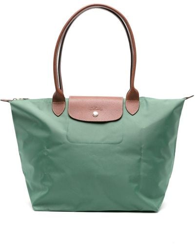 Longchamp Large Le Pliage Tote Bag - Green