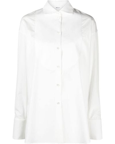 Bally Long-sleeve Cotton Shirt - White