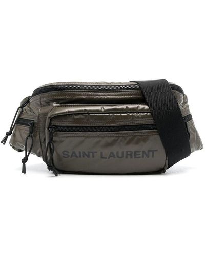 Saint Laurent Heuptas Met Logoprint - Zwart