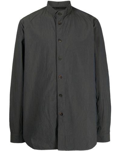 Forme D'expression Long-sleeve Cotton Shirt - Gray
