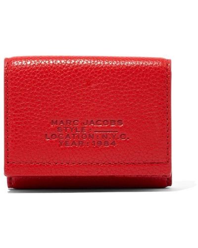 Marc Jacobs The Medium Trifold Wallet - Red