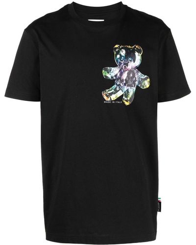 Philipp Plein T-shirt à imprimé ourson - Noir