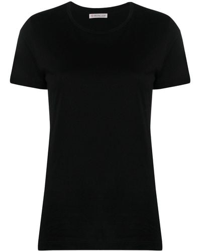 Moncler Logo-patch Short-sleeve T-shirt - Black