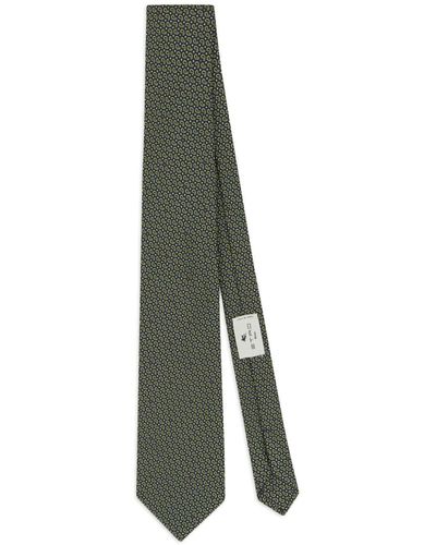 Etro Paisley-pattern Silk Tie - Green