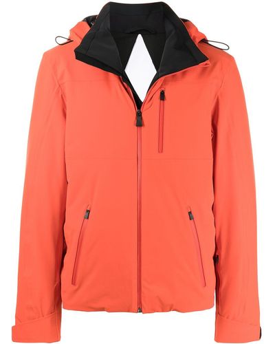 Aztech Mountain Ajax Hooded Padded Jacket - Orange