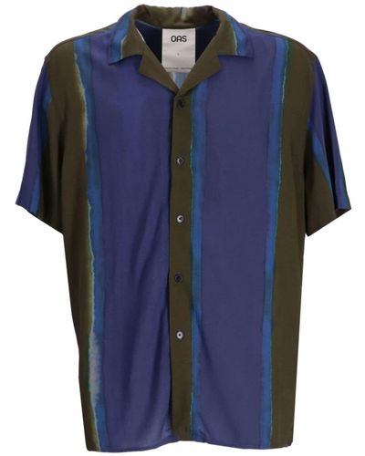 Oas Camisa con paneles - Azul