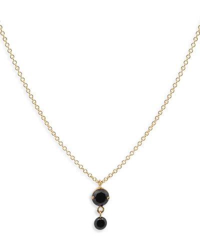 The Alkemistry 18kt Yellow Gold Aria Black Diamond Necklace - Metallic