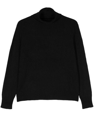 360cashmere Funnel-neck Cashmere Sweater - Black