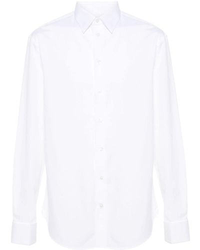 Emporio Armani Long-sleeve Cotton Shirt - White