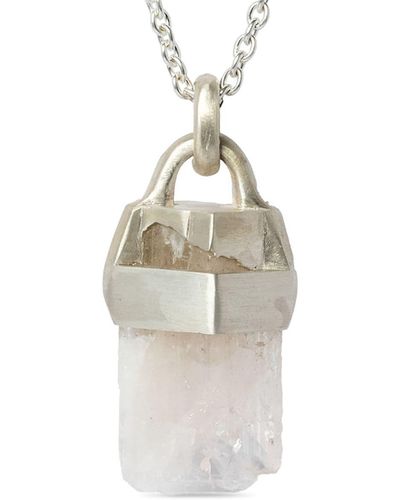 Parts Of 4 Talisman Pendant Necklace - White