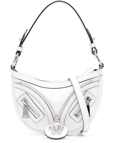 Versace Mini Repeat Shoulder Bag - White