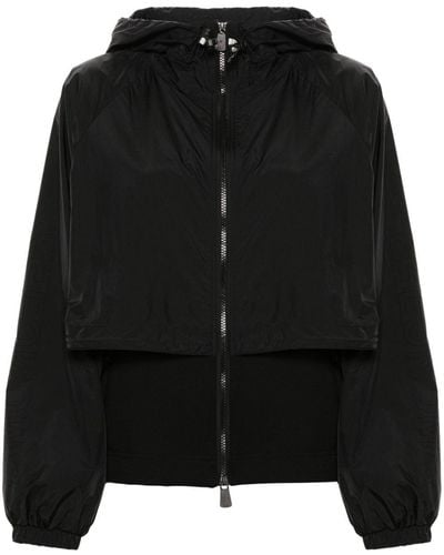 3 MONCLER GRENOBLE Layered Hooded Jacket - Black