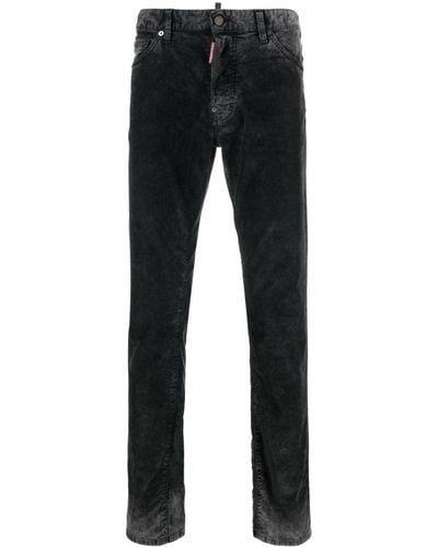DSquared² Ribfluwelen Jeans - Zwart