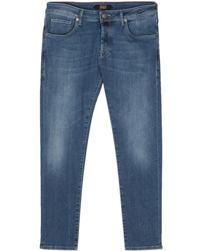 Incotex Klassische Slim-Fit-Jeans - Blau