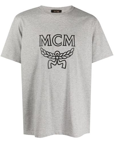 MCM ロゴ Tシャツ - グレー