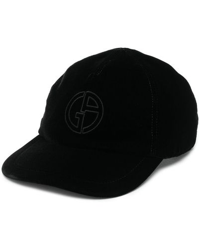 Giorgio Armani Embroidered-logo Baseball Cap - Black