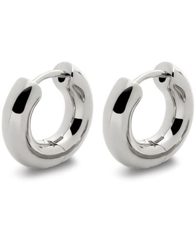 Monica Vinader Essential Recycled Silver Earrings - Metallic