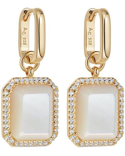 Astley Clarke Ottima Mother-of-pearl Earrings - White
