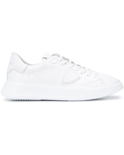 Philippe Model Temple Veau Low-top Sneakers - White