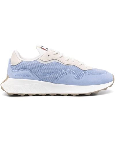 Tommy Hilfiger Retro Panelled Trainers - Blue