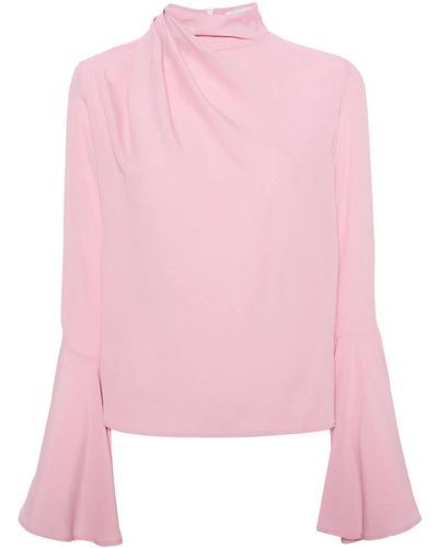 MSGM Blouse Met Flared Cuffs - Roze