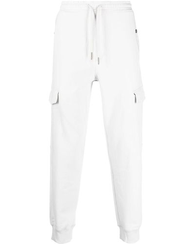 BOSS Pantalon de jogging à taille à lien de resserrage - Blanc