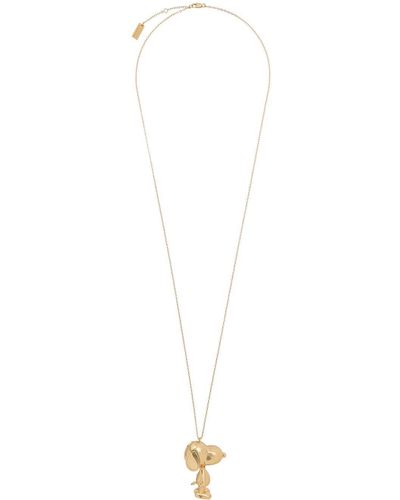 Marc Jacobs The Snoopy Pendant Necklace - Metallic