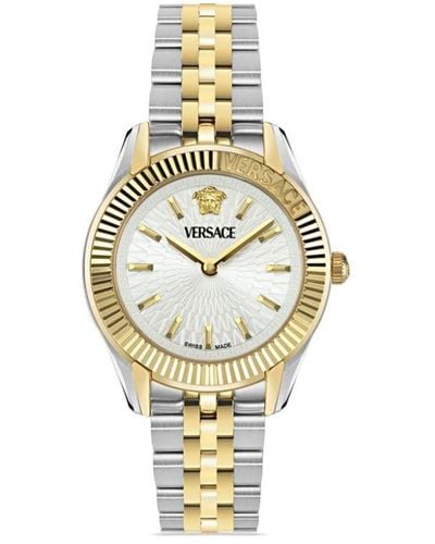 Versace Greca Time Horloge 30 Mm - Metallic