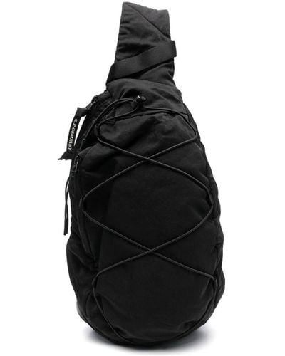 C.P. Company Nylon B Drawstring Crossbody Bag - Black