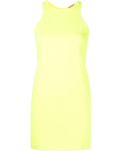 LHD Hockney Sleeveless Backless Mini Dress - Yellow