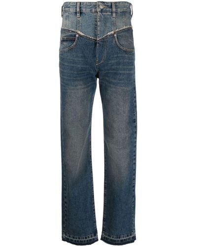 Isabel Marant Noemie Straight-leg Jeans - Blue