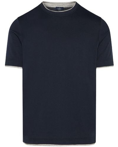 Barba Napoli Cotton T-shirt - Blue
