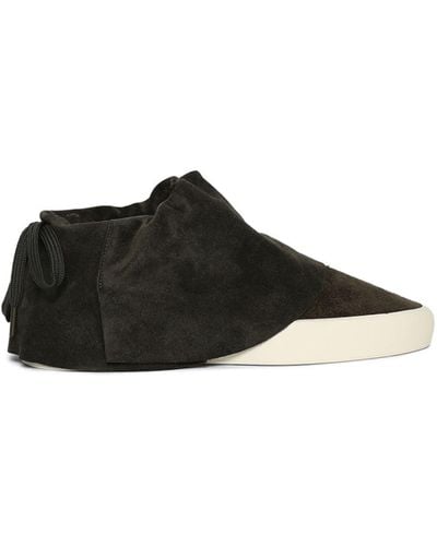 Fear Of God Moc Low Suede Loafers - Black