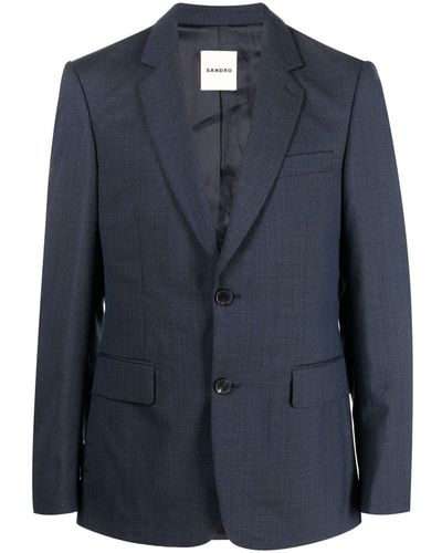 Sandro Blazer con botones - Azul