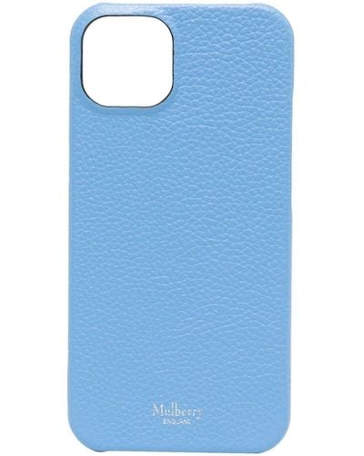 Mulberry Textured Iphone 13 Case - Blue