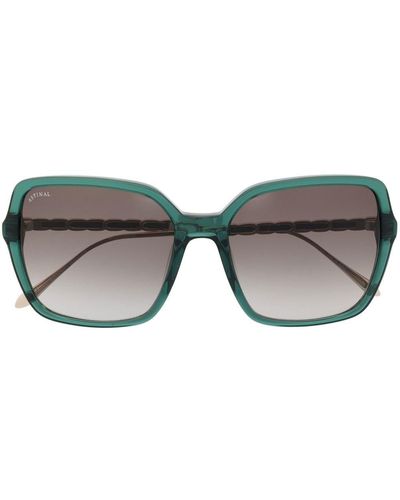 Aspinal of London Square-frame Sunglasses - Green