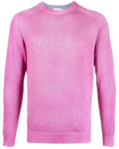 Malo Round Neck Long-sleeved T-shirt - Pink