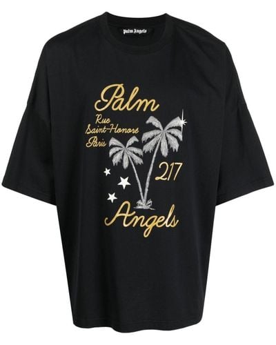 Palm Angels Palm Paris スウェットシャツ - ブラック