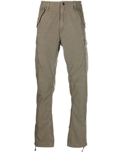 Polo Ralph Lauren Straight-leg Cotton Cargo Trousers - Grey