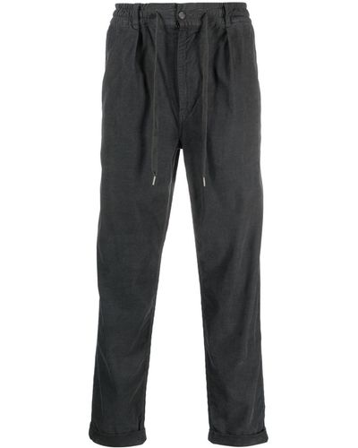 Polo Ralph Lauren Fine-ribbed Drawstring Pants - Gray