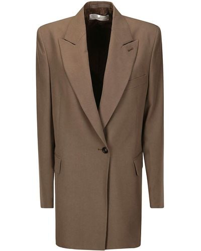 Our Legacy Single-breasted Tailored Coat - Brown