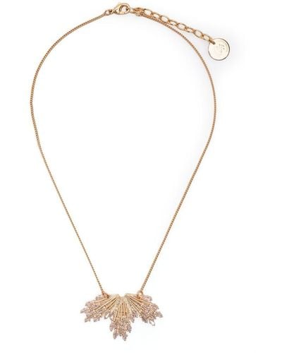 Anton Heunis Crystal-embellished Pendant Necklace - White