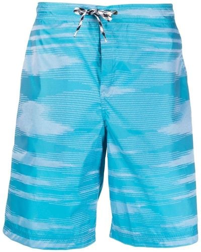 Missoni Drawstring Swim Shorts - Blue