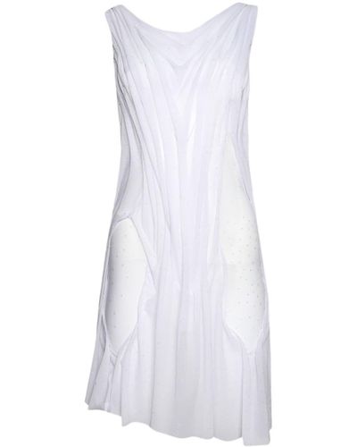 DI PETSA Vestido corto Wetlook - Blanco