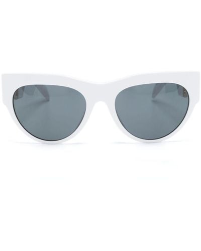 Versace Medusa-plaque Cat-eye Sunglasses - Blue