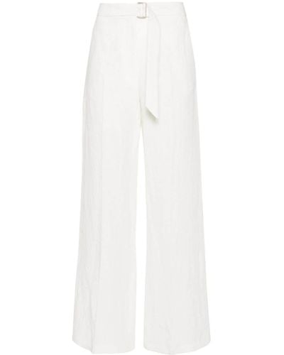 Christian Wijnants Phenyo Linen Trousers - White
