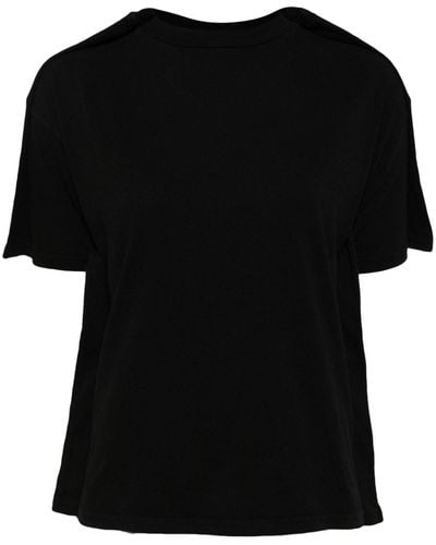 PROTOTYPES Panelled Recycled Cotton T-shirt - Black