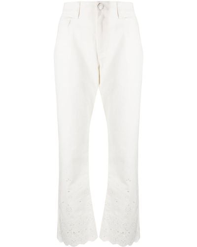 STAUD Noemie Jeans - Weiß